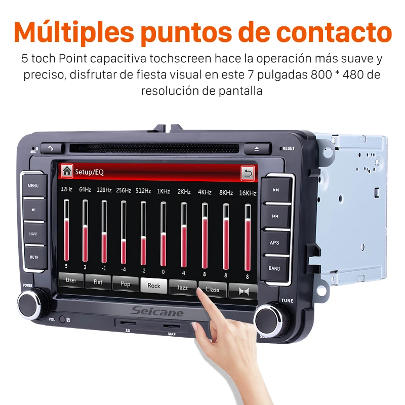 Flash Deal 7" 2Din Car Radio CD DVD Multimedia Player GPS Navigation For Seat Toledo VW POLO PASSAT Transporter Sharan Skoda Rapid/Fabia 2