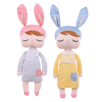 

Metoo Pop Puffs Plunge Animal Children's Toys Children's Toys Boys Kawaii Baby Pluche Toys Cartoon Angela Rabbit Soft Toys