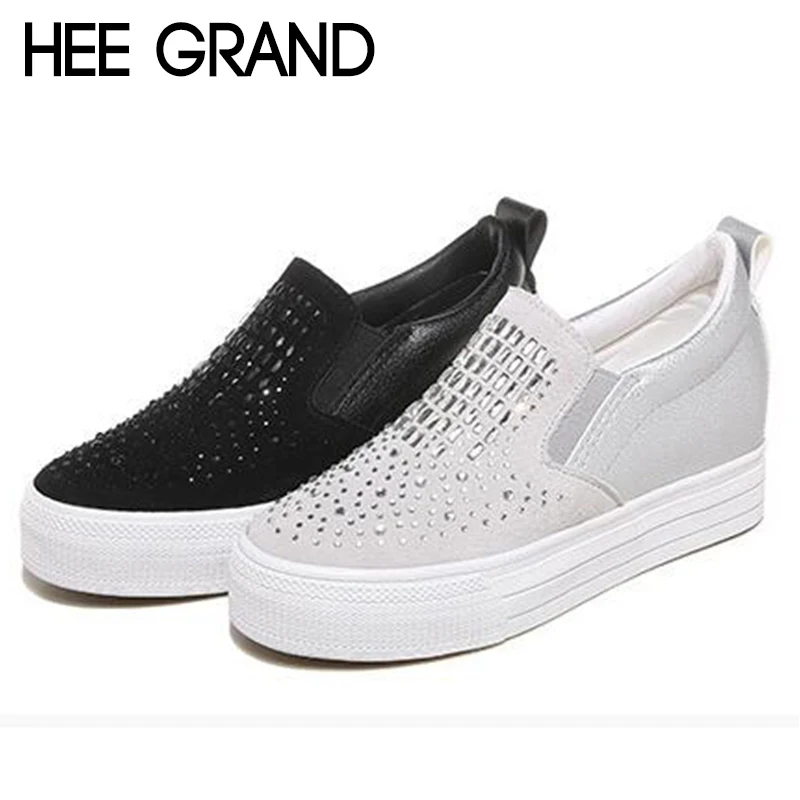 HEE GRAND/Новинка 2018 года модная женская обувь на плоской подошве шикарные лоферы
