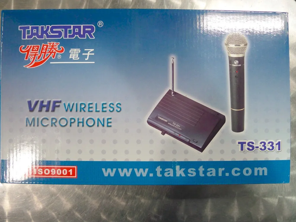 DIY караоке Бренд Takstar VHF TS-331 беспроводной микрофон Система динамический беспроводной микрофон Бутик Горячая Распродажа