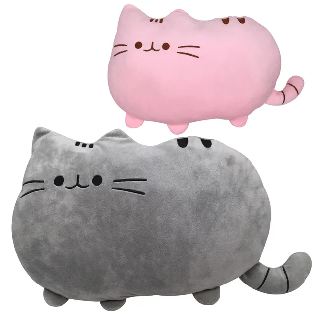 40x30cm pusheen cat stuffed plush toys biscuits cat animal doll