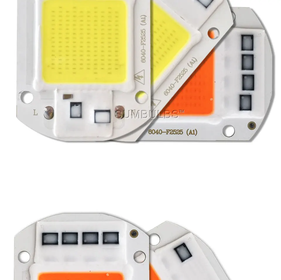 ac 110V 220V smart IC LED Chip Light source 20W 30W 50W plant grow light (5)
