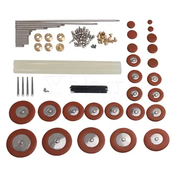 

Yibuy DIY Alto Saxophone Repair Parts Saxophone Pad Set + Springs + Screws Kit + Hot Melt Adhesive Stick