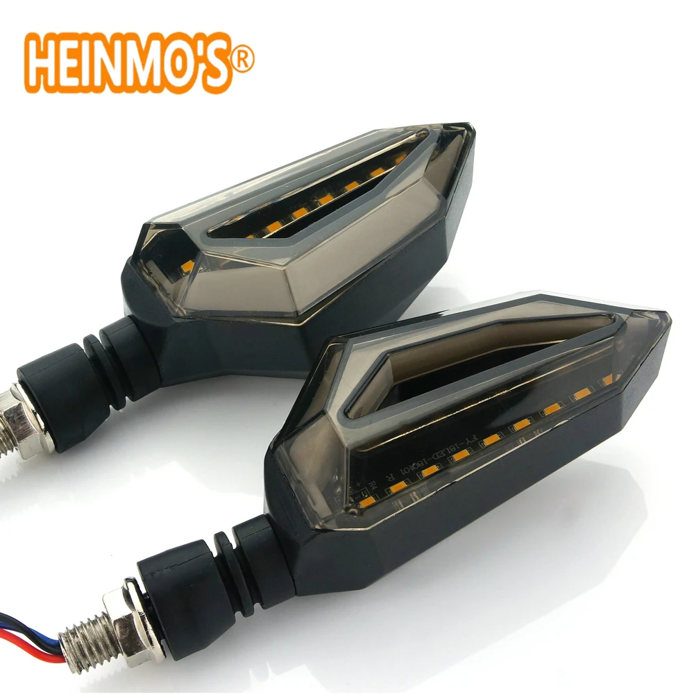 Pitbike Dirt Pit Bike LED Turn Signals Motorcycle DRL Light Indicator Motorbike Turning Flashing Signal lamp Flasher LED Blinker (6)