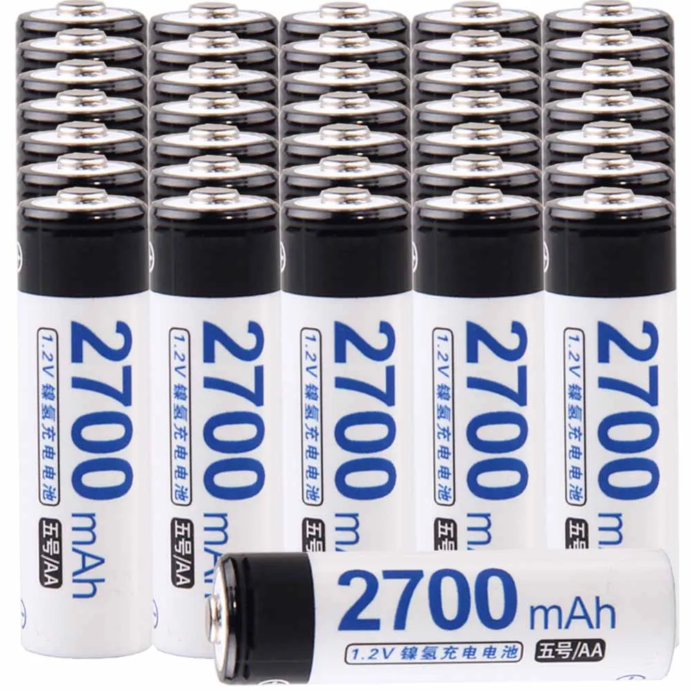 

Lowest price 36 piece AA battery 1.2v batteries rechargeable 2700mAh nimh battery for power tools akkumulator