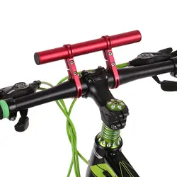 Руль велосипеда двойной расширение 31,8 мм кронштейн держатель для лампы цикла Спидометр Bicicleta Алюминий сплав велосипед крепление Extender