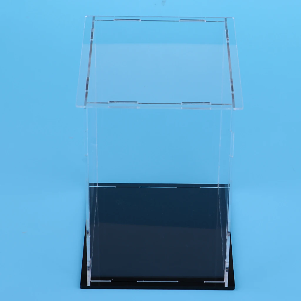 MagiDeal Diecast Toy Vehicle Accessories Parts Display Case Box Clear Acrylic Showcase for Amiibo Funko POP Doll Display