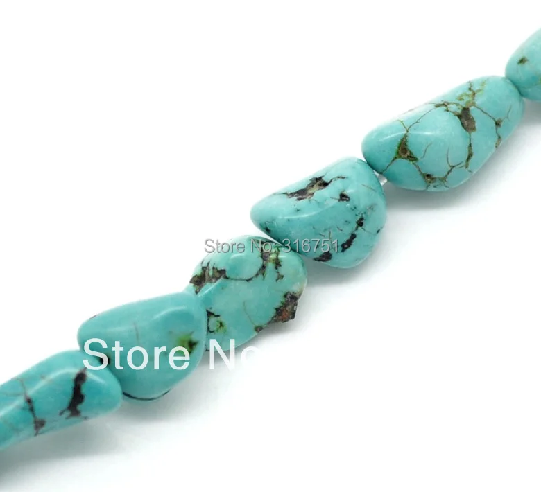 

Hot Sale Free Shipping 2 Strands Turquoises Chip Loose Beads 7x6mm-15x8mm(1/4"x1/4"-5/8"x3/8") (w02116) Aa