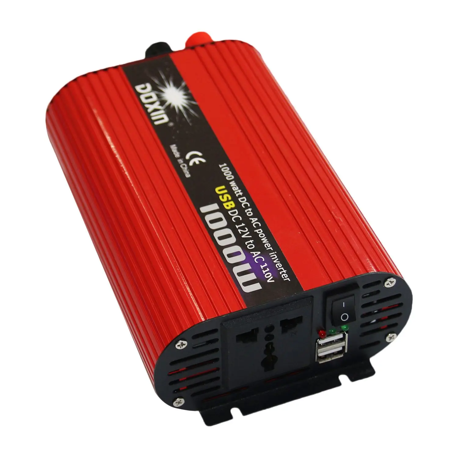 

DOXIN Power Inverter 1000W DC 12V to 110V AC Converter with 4.2A Dual USB Car Charger