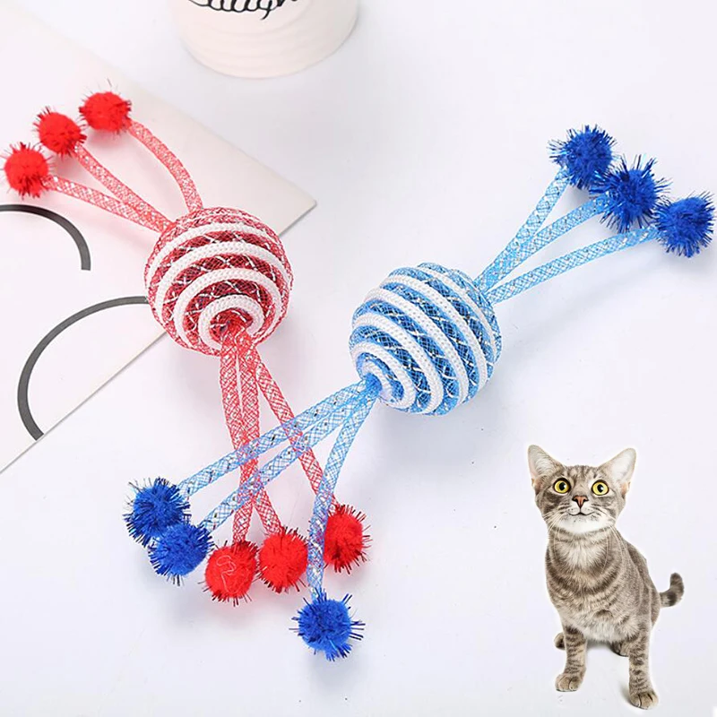 Игрушки для кошек мини забавные игрушки для котят скретч шарик-игрушка для питомцев кошачий продукт