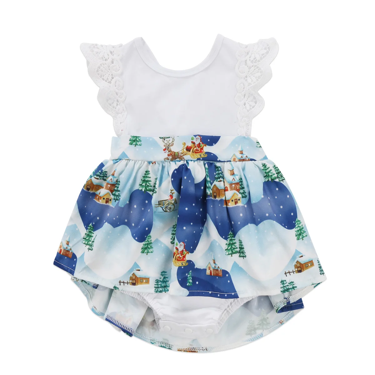 

Cute Girls Matching Outfits Infant Baby Girl Little Big Sister Ruffles Christmas Clothes Romper 0-6T Dresses Headband Summer
