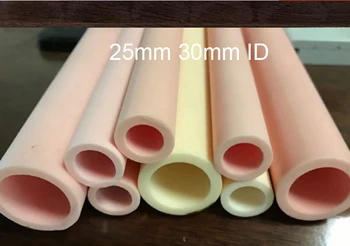 

25mm 30mm id Ceramic tube earthenware pipe stoneware pipe alundum tube high temperature thermocouple protect porcelain