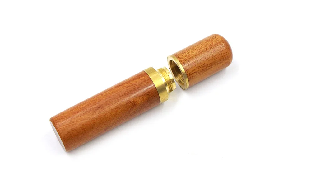 Ручные Швейные иглы трубка для хранения DIY деревянная коробка кожаные инструменты для вязания игла из сандалового дерева держатель для хранения швейные принадлежности