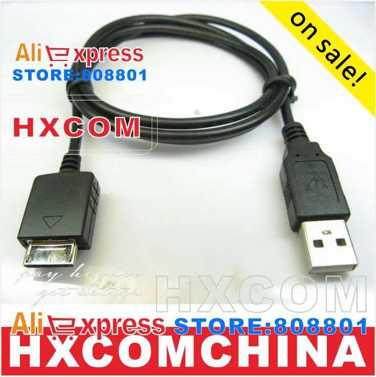 

bulk on sale! A705 A806 E456 E453 X1050 F805 Z1050 Free Shipping lowest price USB Cable for Sony Mp4/Mp3 Player