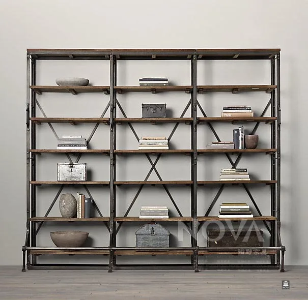 железная полках. железная полках. стеллаж с металлическими стойками и деревянными полками. железная полках. железная полках.