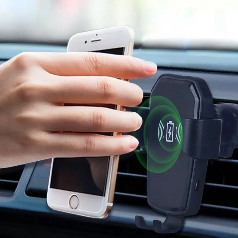Wireless Car Mount Gravity Qi Wireless Charger Fast Wireless Charging Car Phone Holder For iPhone Samsung Gravity Car Charger Wireless Car Mount Gravity Qi Wireless Charger Fast Wireless Charging Car Phone Holder For iPhone Samsung Gravity Car Charger