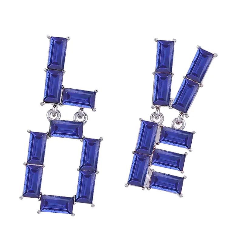 boho drop earrings love dangle earrings statement long pendant earrings oorbellen women fashion Jewelry  (3)