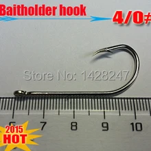 Крючки высокого качества быстро осыпаются! горячие рыболовные Крючки baitholder Размер: 4/0#, Количество: 50 шт./партия высокоуглеродистой стали