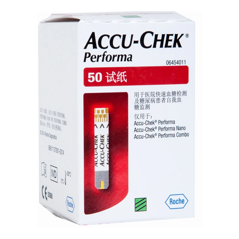 Горячие Продажи Accu-Chek Performa Глюкометр Тест-Полоски 50 шт. Бесплатных Ланцеты 50 шт. Для Здравоохранения диабет монитор для здоровья полоски для глюкометра диабетическая тест-полоски полоски глюкометр