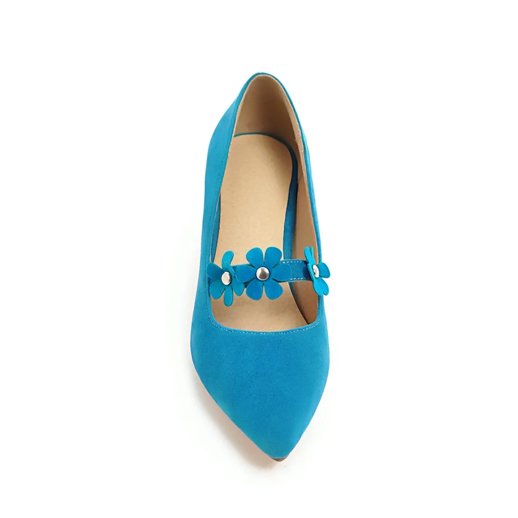 Talons Hauts Nouvelle 34 rose Fleur Chaussures Mode Pompes Casual bleu Femmes Sexy 2019 Taille 43 Noir qB0gp4Yn
