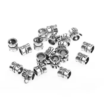 

20pcs Tibetan Silver Bails beads 7mm Jewellery Craft Findings