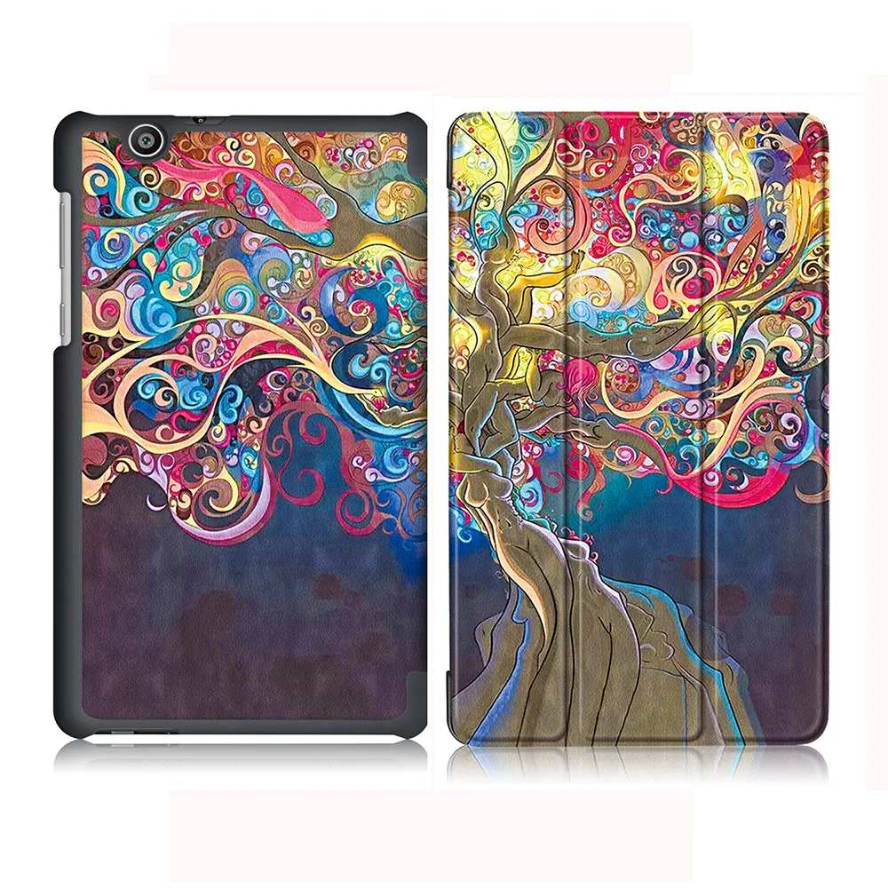 Защитный чехол JONSNOW для Huawei MediaPad T3 7 3G BG2 U01 ультратонкий 3 сложения шелковая