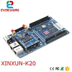 XiXun K20 3g каскад отправки карты RGB светодио дный Экран модуль/Управление диапазон 640x480 пикселей Поддержка P10 модули