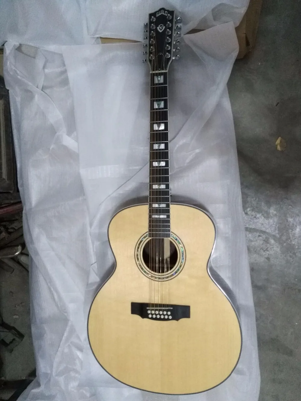 free shipping 12 strings guild best quality solid 12