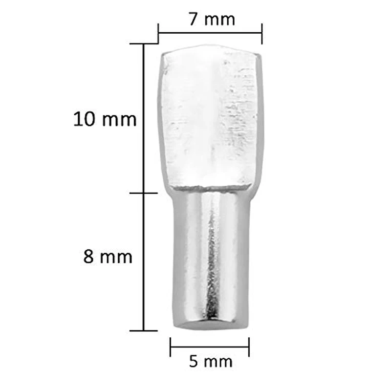 Twist Pins 25 pc Clear Nickel Plated NEW