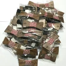 Рождественский подарок Америка Европа Свадьба индивидуальный деревянный галстук-бабочка галстук для мужчин бар вечерние роскошный красивый бант