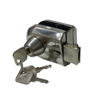 

Special offer shipping lock glass frameless glass door double door glass door lock drilling 888D