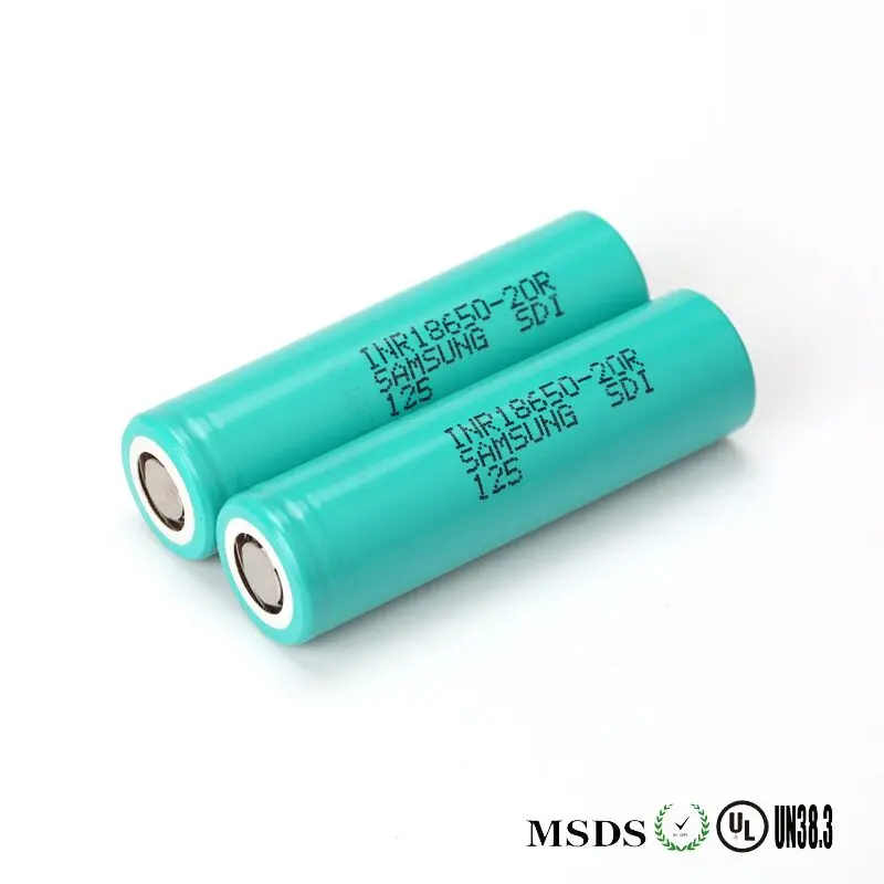 4 штуки для SAMSUNG INR 18650-20R 3,6 V 3,7 V 20AH 2000mAh динамические литий-ионные аккумуляторы(бесплатное зарядное устройство