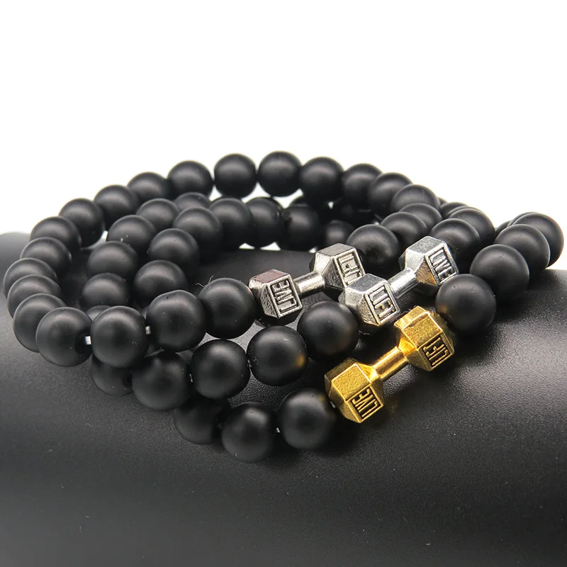 

Dumbbells Bracelet Men Jewelry Bracelets For Women Pulseira Masculina Bangles Feminina Bileklik Pulseras Mujer Femme Pulseiras
