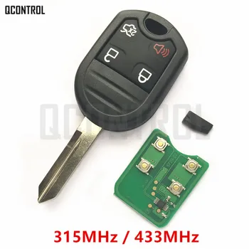 

QCONTROL Car Remote Key Fit for Ford EDGE ESCAPE EXPEDITION EXPLORER FLEX FUSION MUSTAN TAURUS 4 Buttons For Mazda Tribute