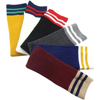 

6pairs Women Leg Socks Color Autumn Spring Socks Women Pure Cotton Rainbow Wind Heap Funny Hosiery Kawaii Japan Female Sock Meia