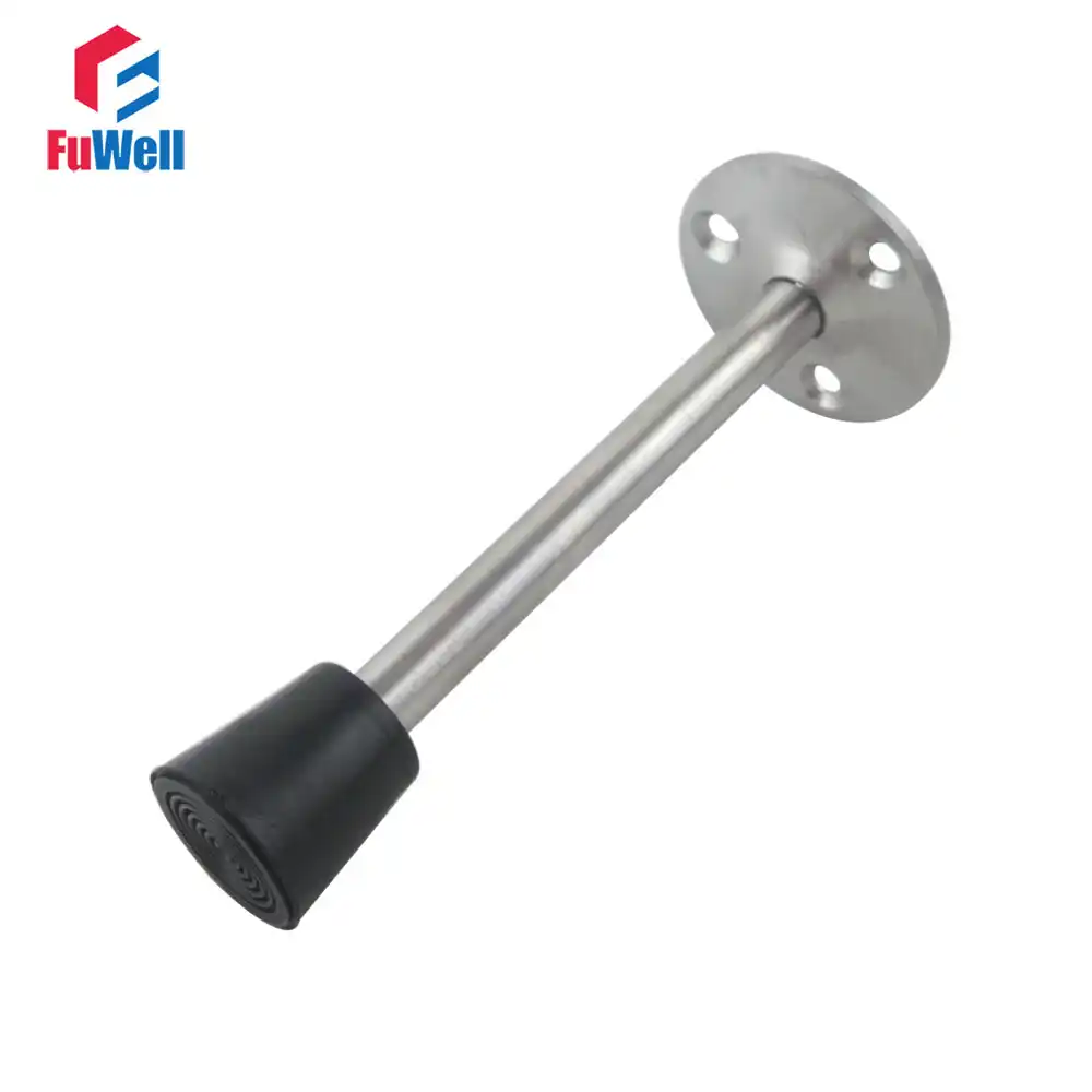 2pcs Wall Mounted Door Stops 150mm Length Stainless Steel 2pcs Wall Mounted Door Stops 150mm