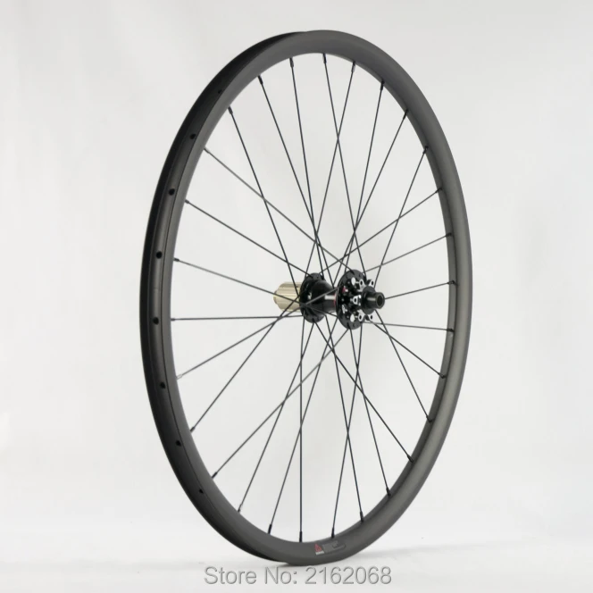 Cheap New 26/27.5/29er Mountain bike matt UD full carbon fibre disc brake Thru Axle wheelset carbon bicycle clincher rim MTB Free ship 6