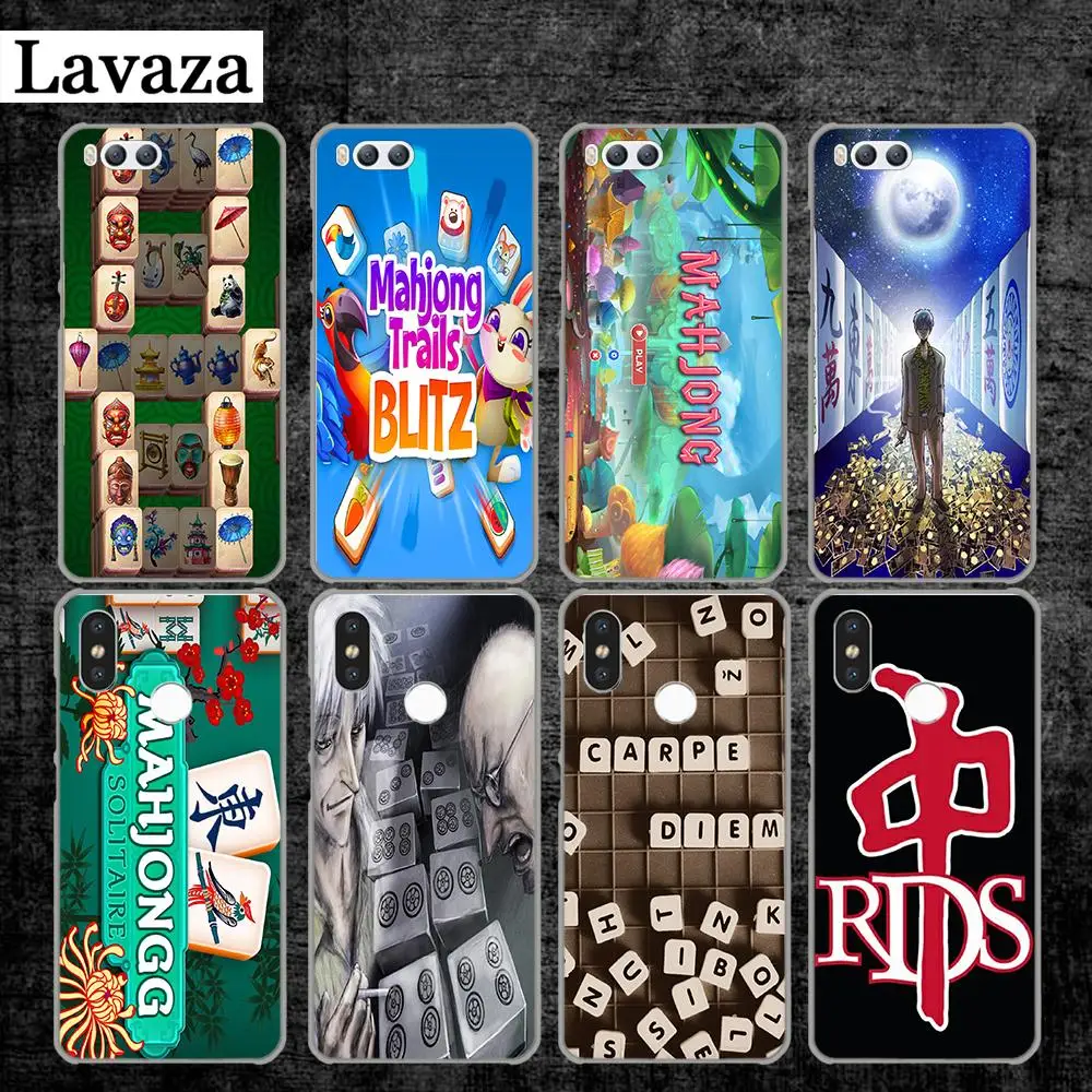 

Lavaza Mahjong cartoon Hard Case for Xiaomi MI 5 5S 6 8 9 SE Lite F1 A1 A2 5X 6X Mix 2S MAX 3