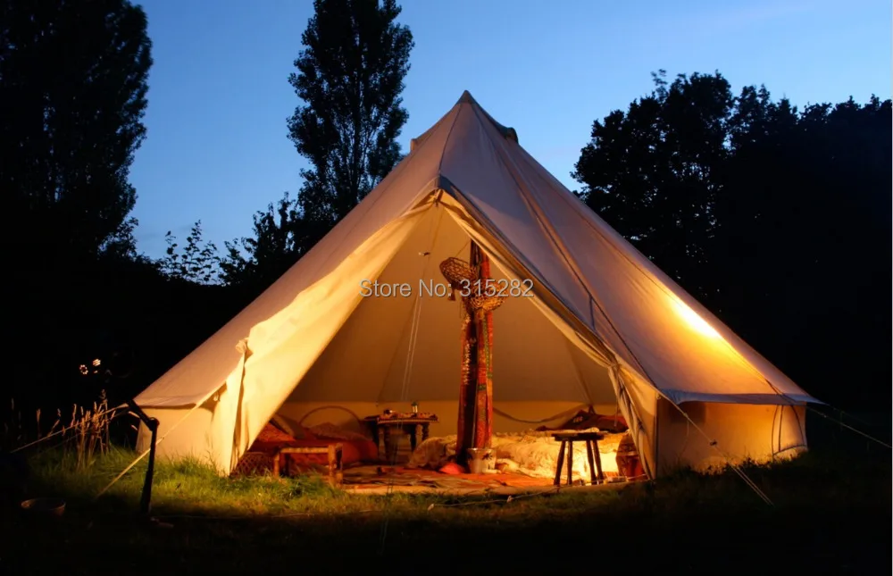 Hoge kwaliteit Bell tent/Tipi tent Gratis verzending in Hoge kwaliteit