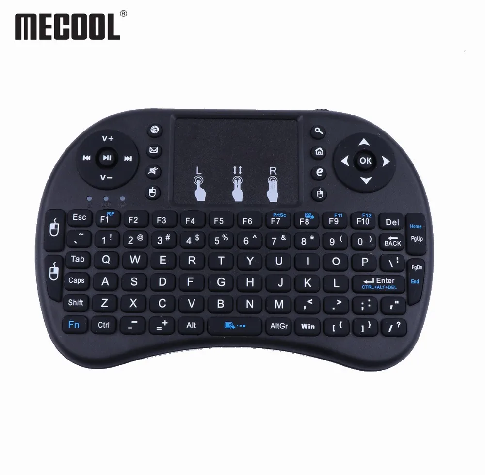 

Mecool Mini Wireless Keyboard English 2.4GHz i8 Touchpad Fly Air Mouse For Android TV Box Remote Control MINI PC With Touchpad