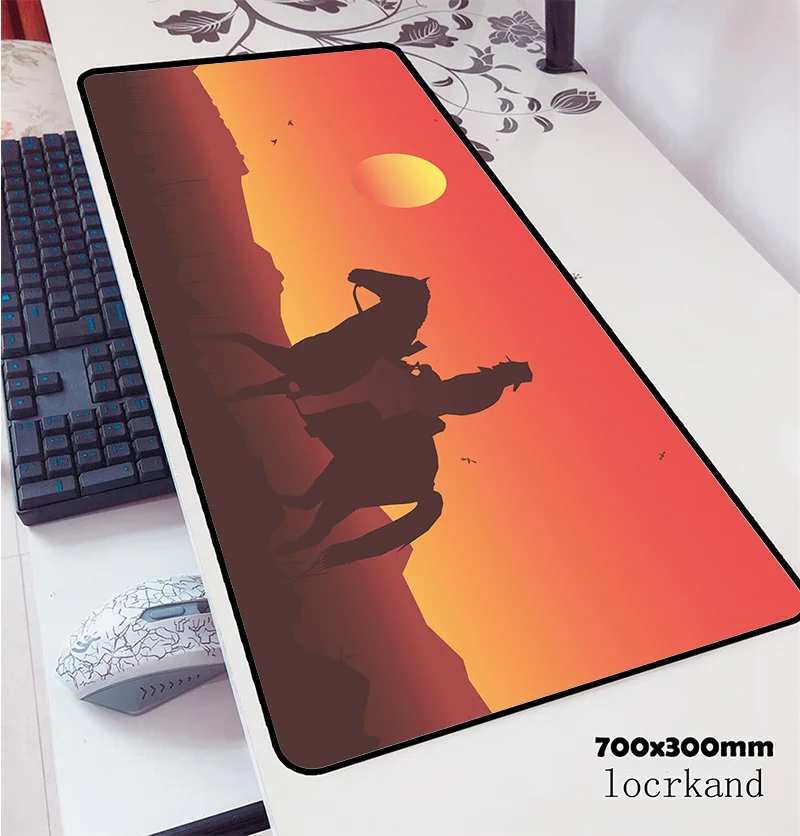 red dead redemption 2 mouse pad 70x30cm gaming mousepad anime office notbook desk mat High quality 