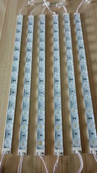 

100pcs/lot CE ROHS,24v 14.4w 1440LM double sided light box led light bar,led light for display case