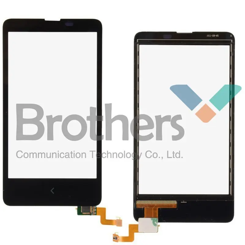 NOK0111 New Black Replacement Front Touch Screen Digitizer For Nokia X 1045,RM-980,Normandy (1)