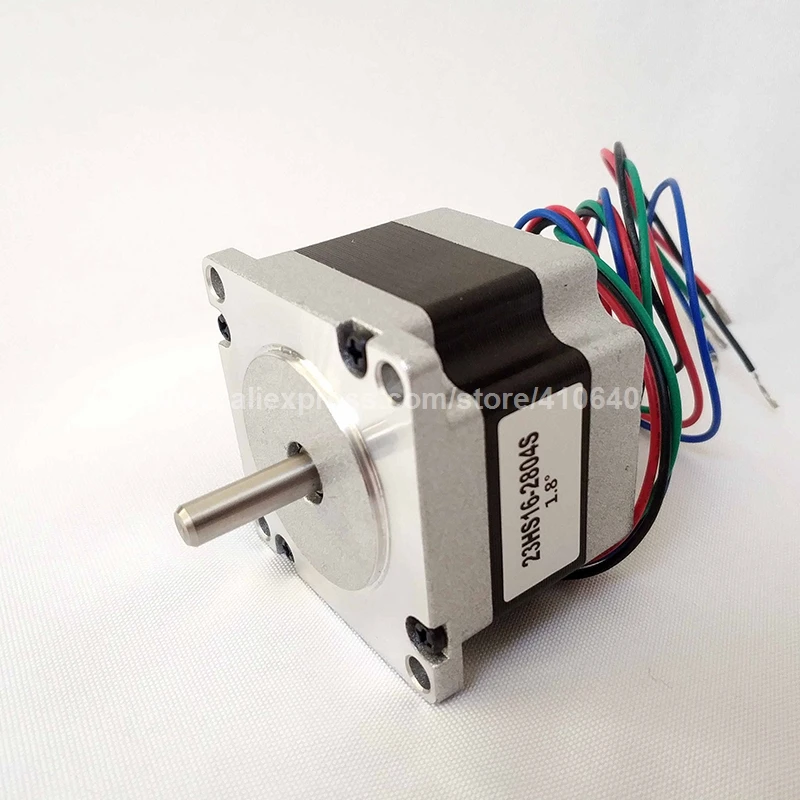 

Free Shipping! high torque step motor 23HS16-2804S Nema 23 with 1.8 deg 2.8 A 55 N.cm and 4 lead wires Super Sales!