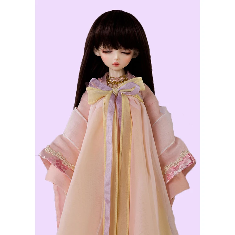 Allaosify bjd парик 1 шт. длинные прямые волосы 1/3 1/4 1/6 1/8 bjd кукла парик черная челка