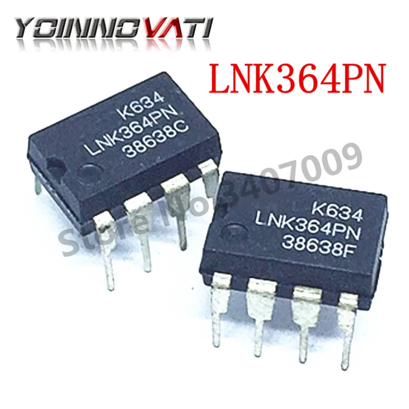 10 шт. LNK364PN DIP8 LNK364P LNK364 преобразователь переменного/постоянного тока 6 Вт В