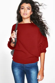 

2019 Women Long Sleeve Cashmere Wool Blended Fashion Sweaters and Pullovers Knitted Sweater O-neck Jumpers