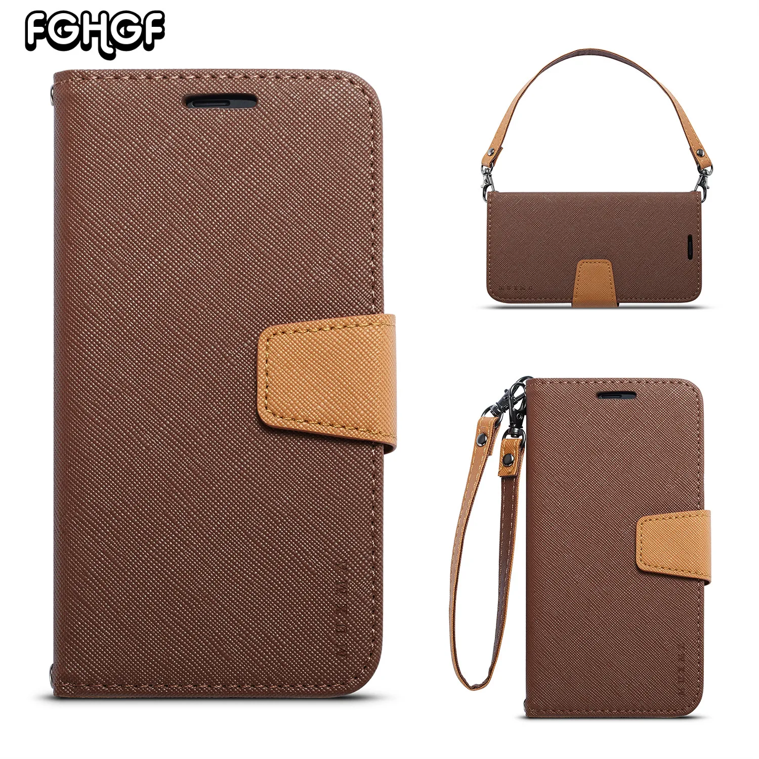 

Cover For Sony Xperia XA Ultra XA2 XZ1 XZ2 Case For Sony XZ Premium Dual Colors Wallet Case For Sony Xperia X L1 XZ XR Flip Case