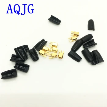 

10pcs MMCX Headphone DIY Connector Audio Cables Female male Pin Plug Jack for Shure SE215 SE315 SE425 SE535 UE900