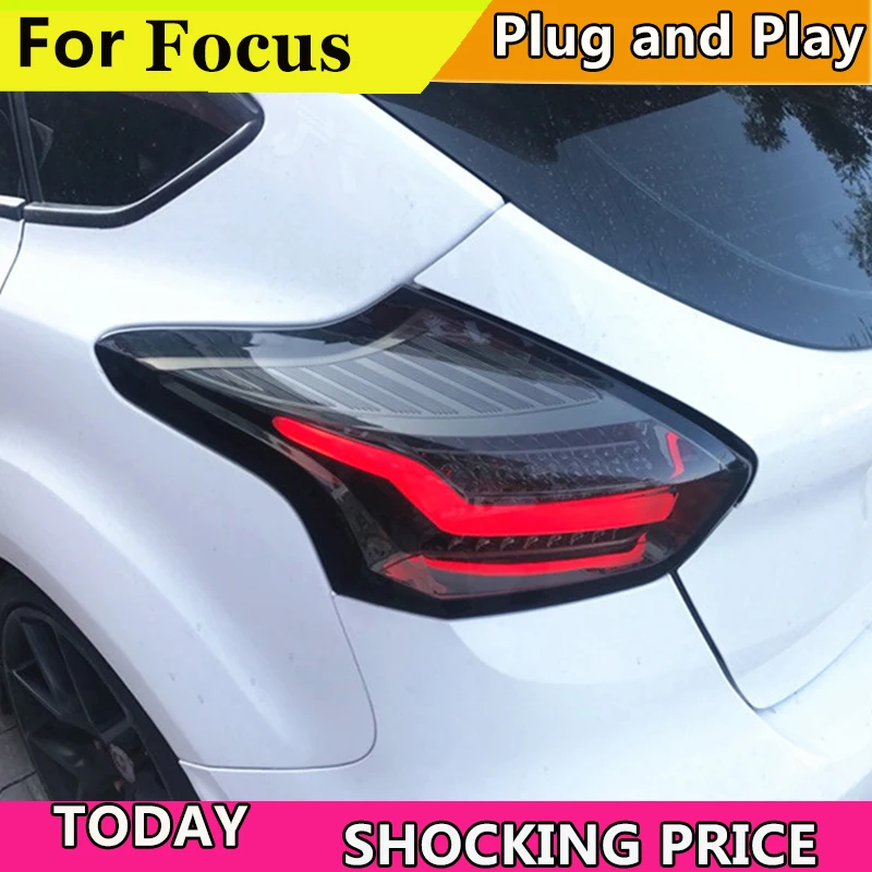 Car Tail Light For Ford Focus Hatch back Taillights 2015 2016 2017 All